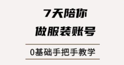 锤石传媒张智诚7天陪你做服装账号，0基础手把手教学