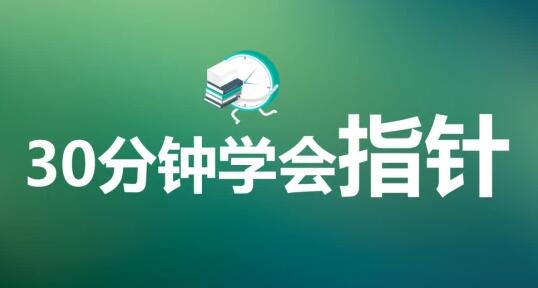 C语言教程，30分钟彻底学会C语言指针视频教程