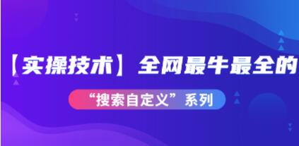 《拼多多搜索自定义》实操技术