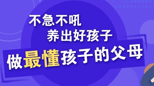 家庭教育讲座：不急不吼，轻松养出好孩子，培训课程视频讲座