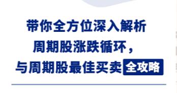 钱鑫淼《周期股最佳买卖全攻略》炒股教程视频