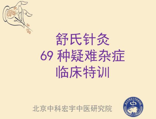 舒卿针灸培训《舒氏针灸69种疑难杂症》教学视频